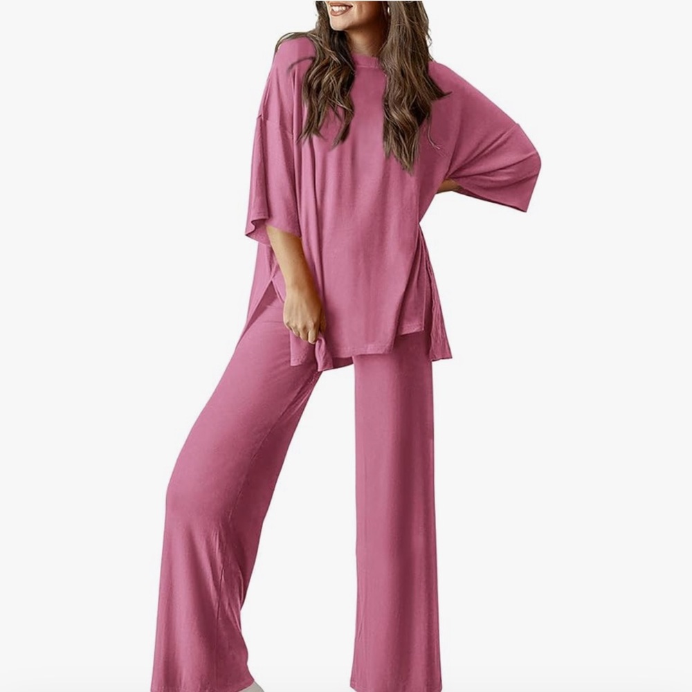 Prettygarden  Pink Lounge Set